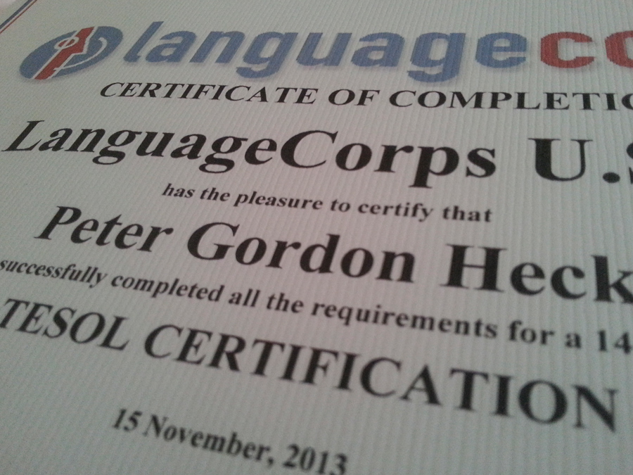 LC Certificate