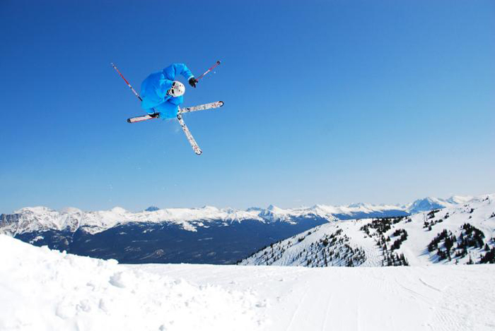 Flying Skier