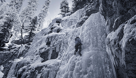 Inside an Ice Canyon