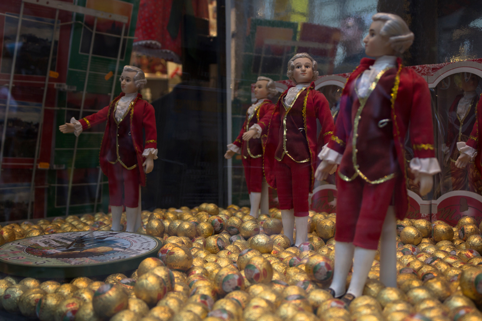 Mozart Balls in Salzburg, Austria