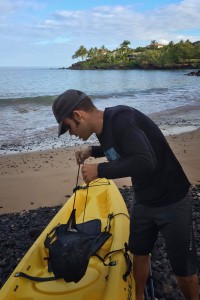 Prepping the Kayaks