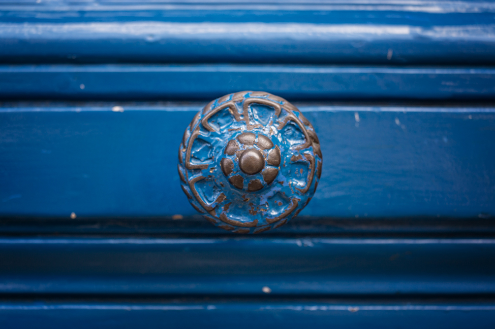 Blue door