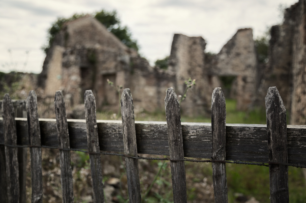 Empty Yard - Oradour