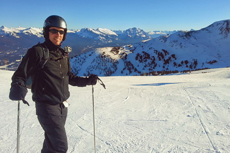 My Jasper Pete Skiing Marmot Basin