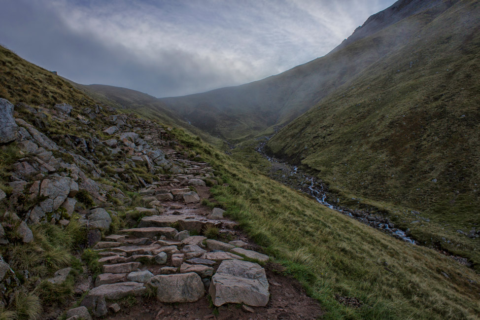 Path up Ben Nevis