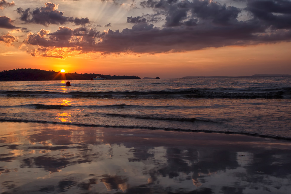 Sunset on Sihanoukville