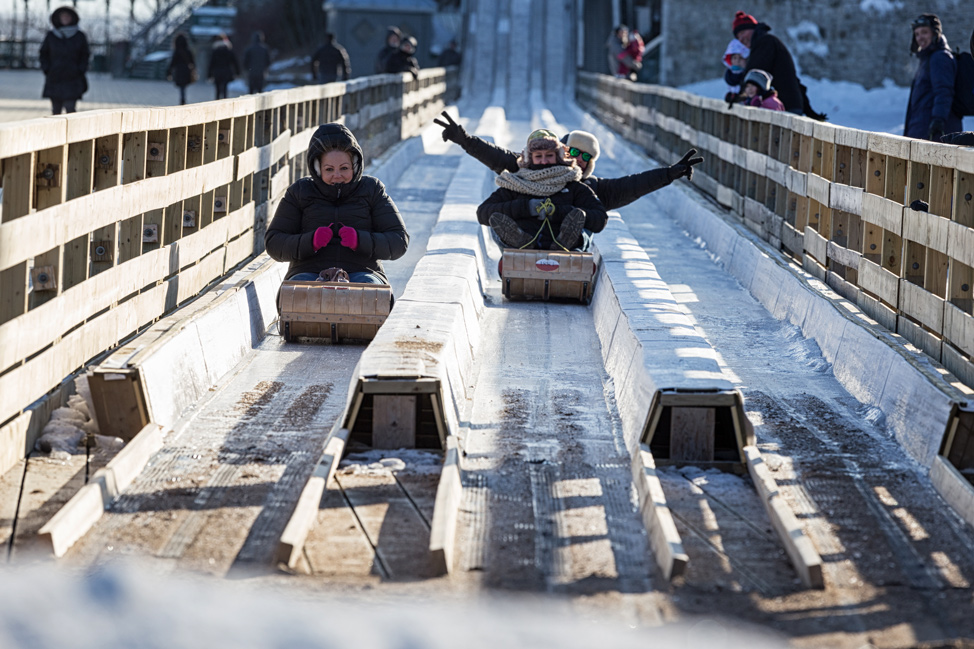 Chateau Frontenac Toboggan Chute