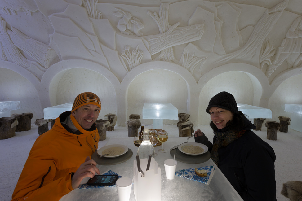 A visit to the Finland Snow Castle