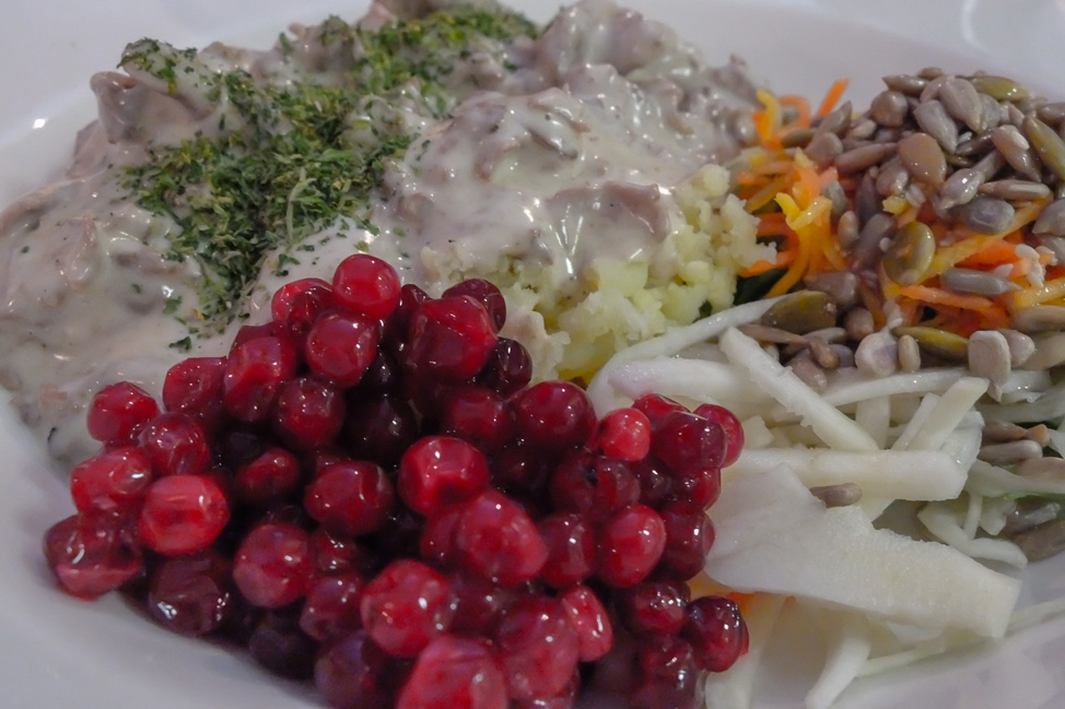 Mutton Stew and Lingonberry Sauce