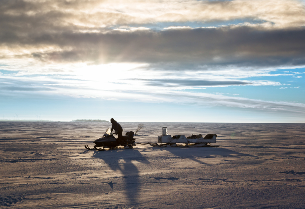 Across Lapland on Snowmobile