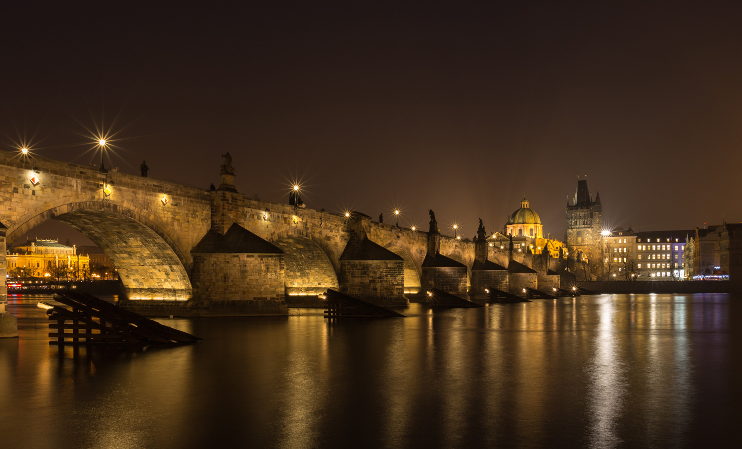 Charles Bridge from Below