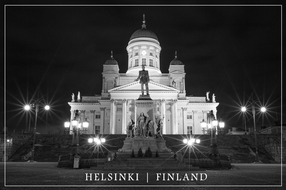 Helsinki Cathedral by Night