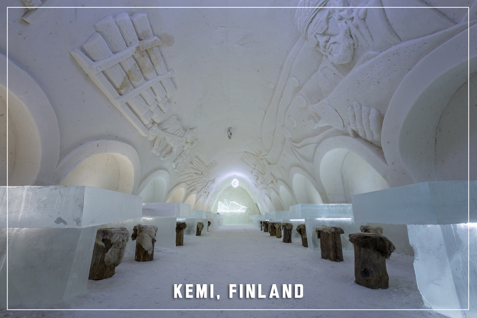 Kemi Snow Castle Dining Hall