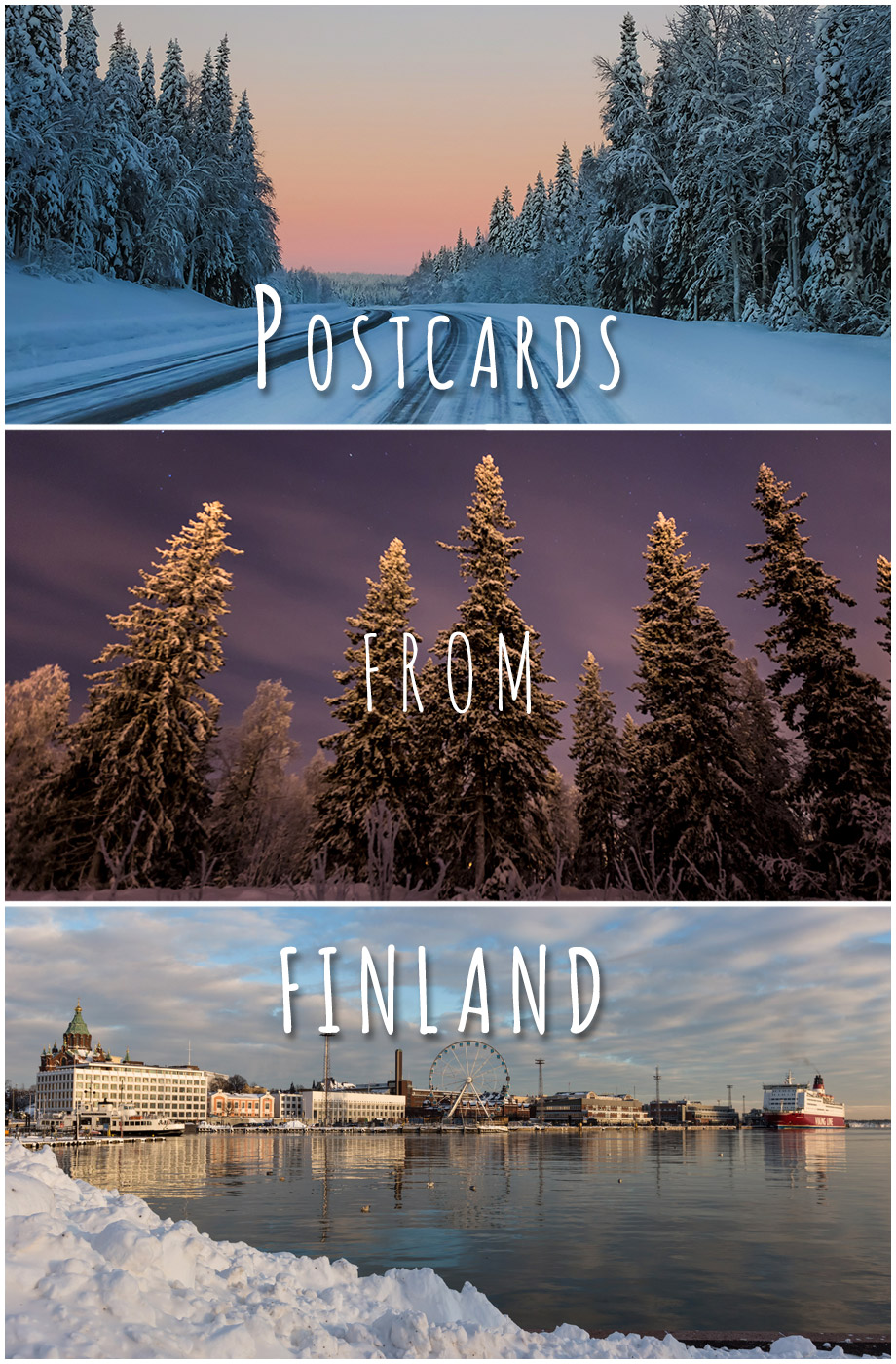 Postcards from Finland Pinterest