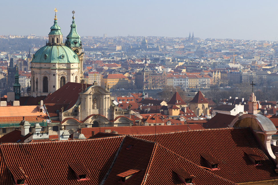 The view of Prague - one of our favourite pictures of Prague