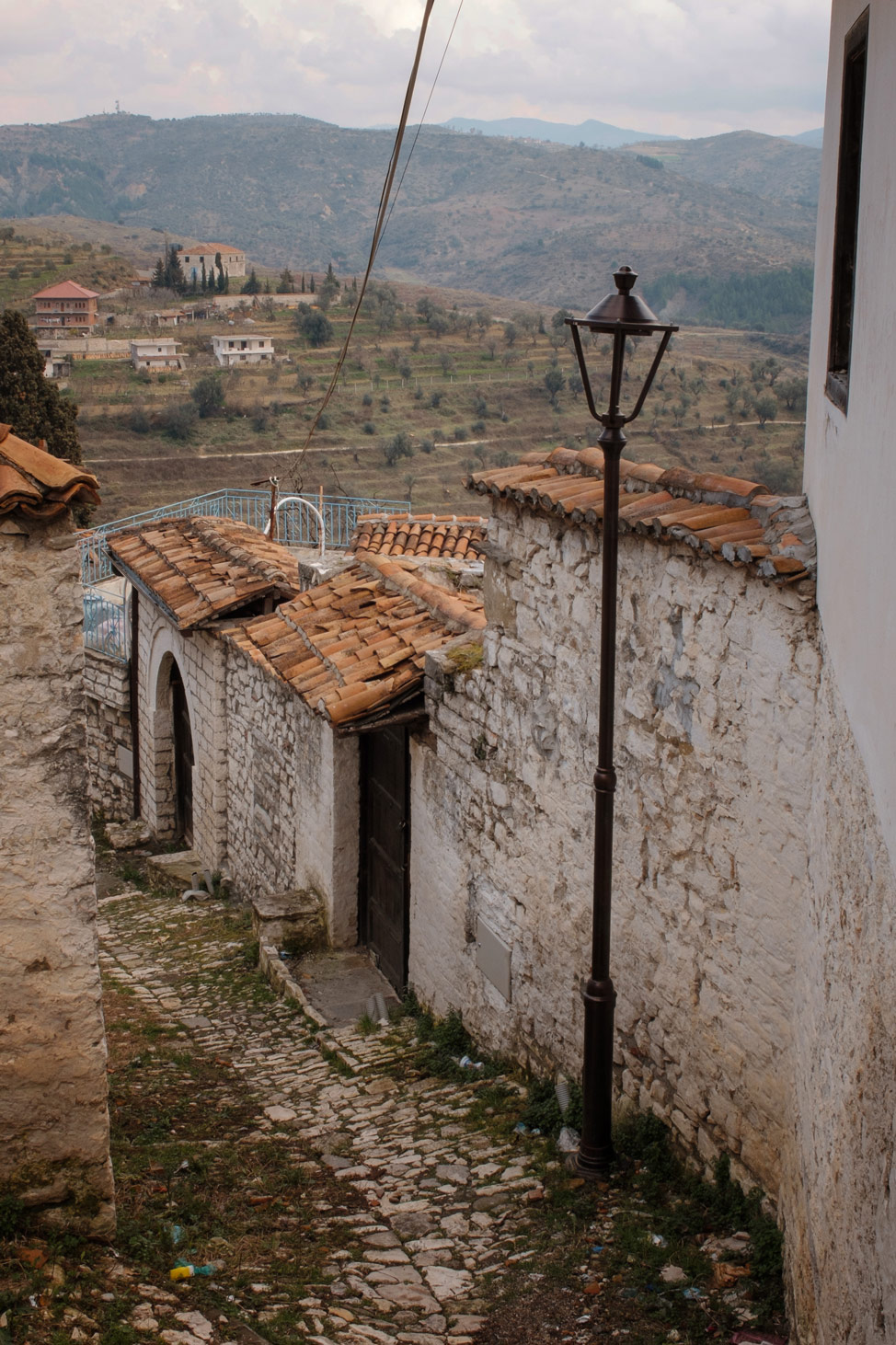 Cobble Streets in Berat Fortress