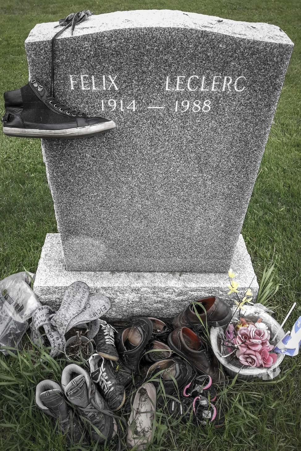 Felix LeClerc Headstone