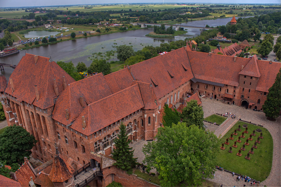 Malbork Castle from Above