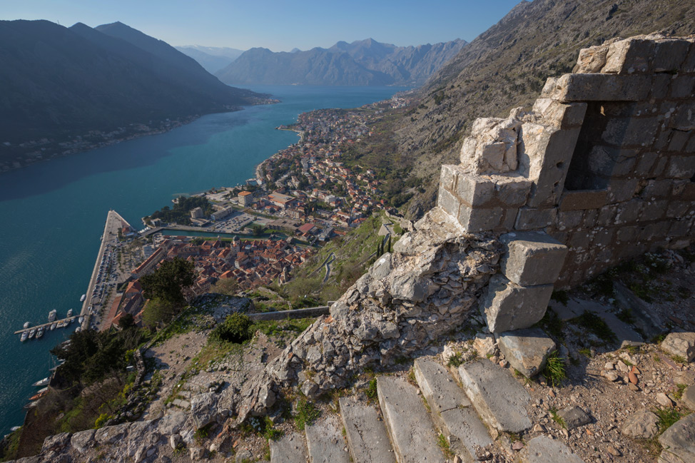 Kotor Fortress View from Top