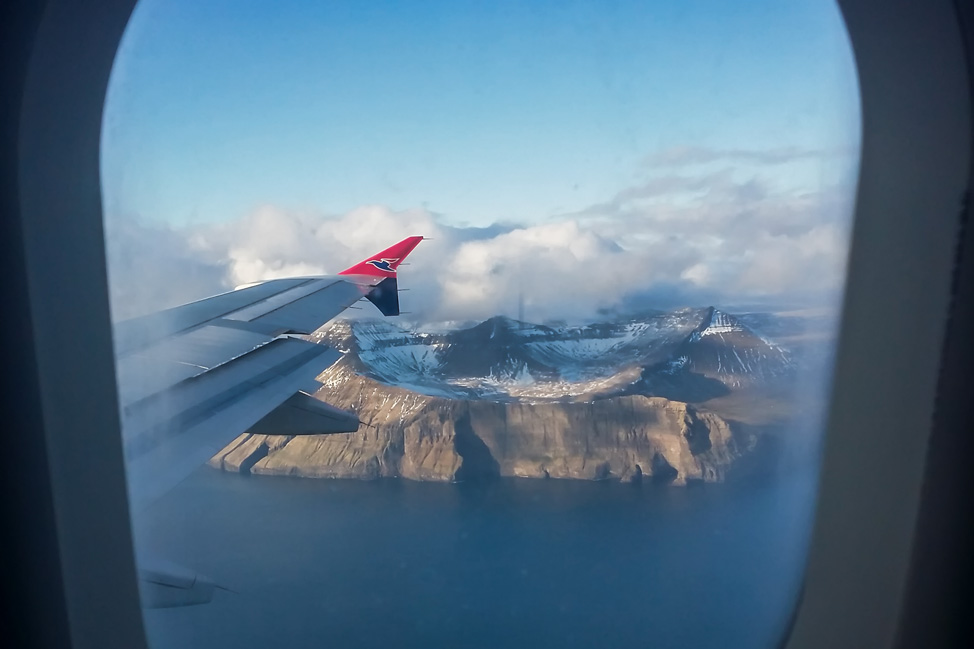 First Glimpse of the Faroe Islands