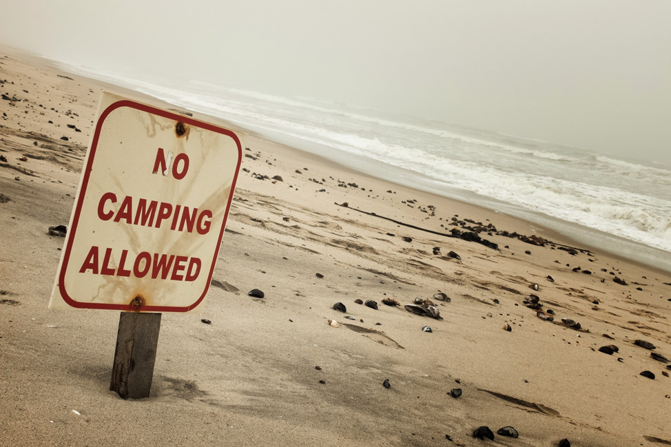 No Camping Allowed