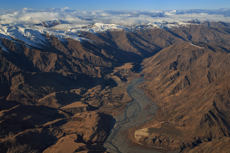 Over the Southern Alps