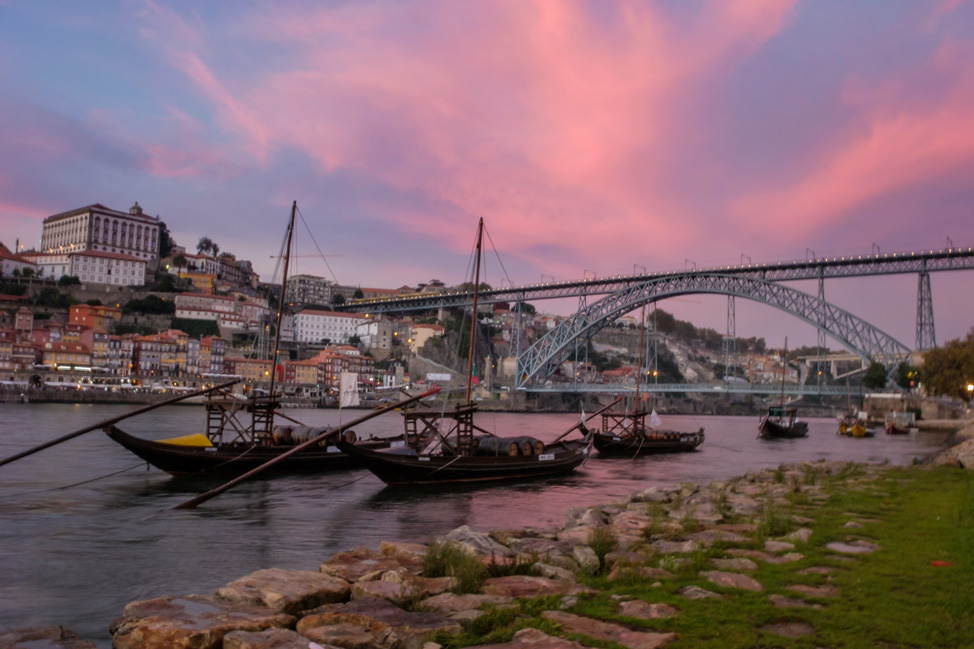 Porto Sunset on Bridge