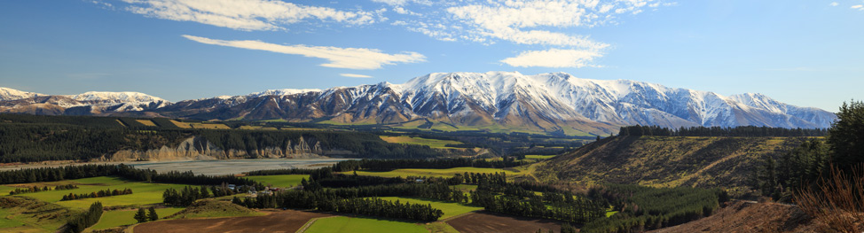 Rakaia Gorge - view from our campervan journey in New Zealand