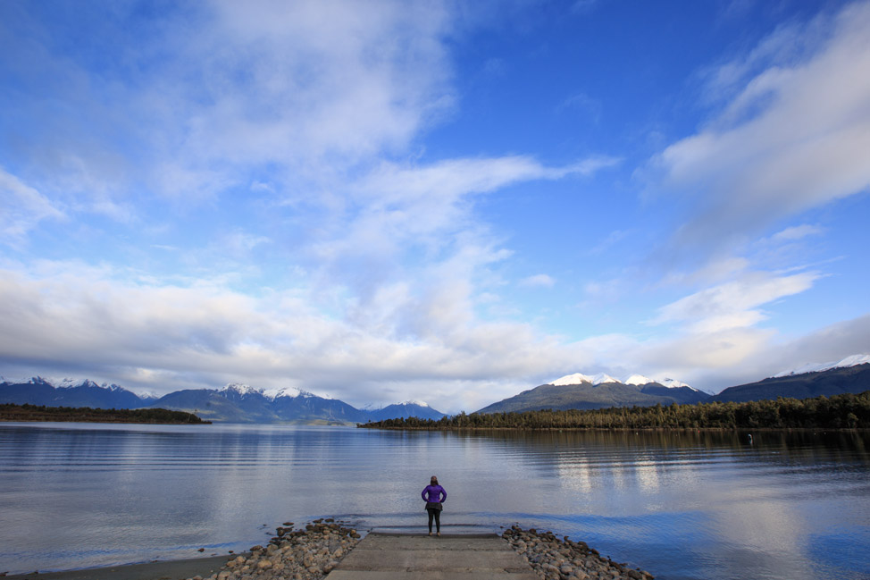 Te Anau in South Island, New Zealand