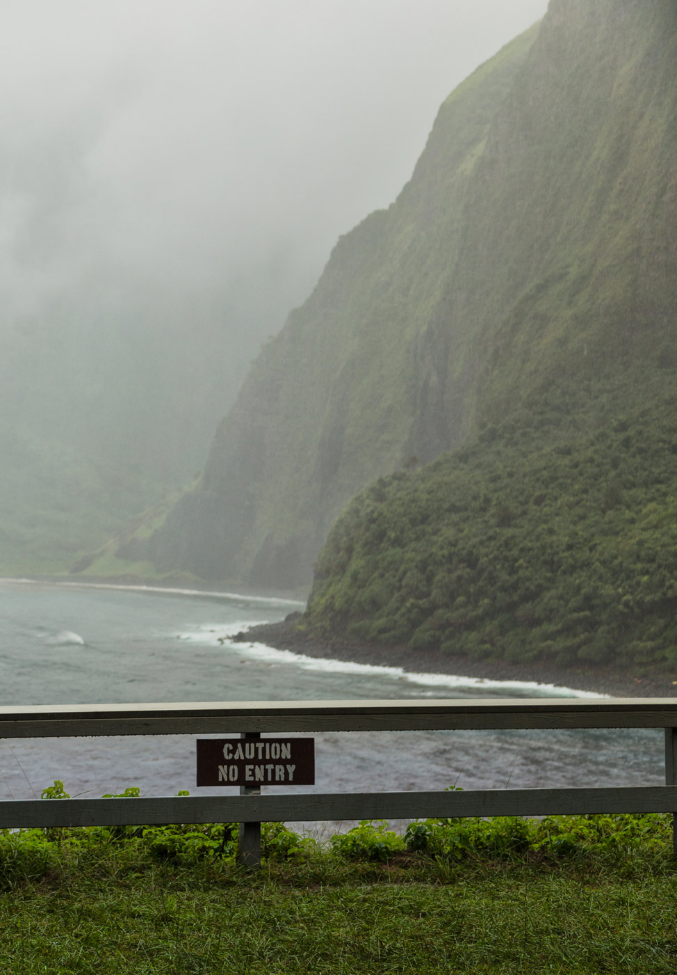 Caution Sea Cliffs