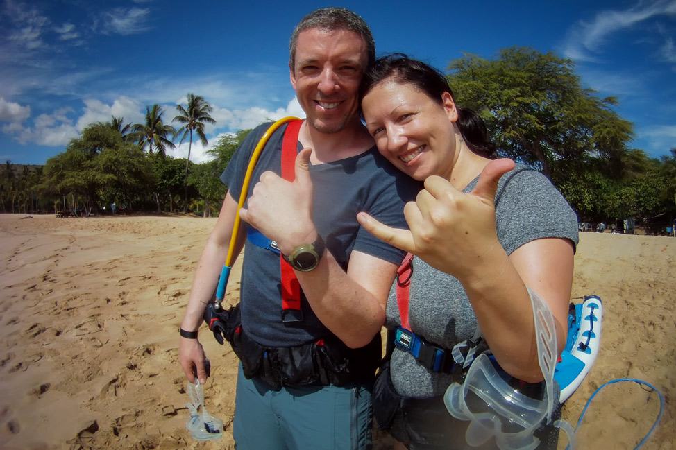 Ready to Snuba in Lanai