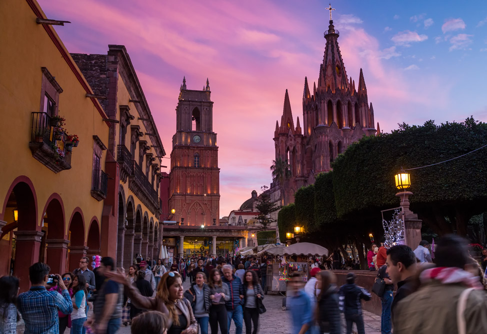 La Parroquia San Miguel de Allende - Sunset