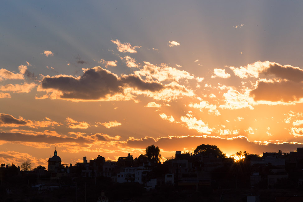 San Miguel de Allende Sunset Silhouette