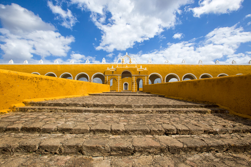 Izamal Steps to Monastery