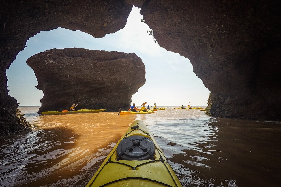 Kayaking Bay of Fundy