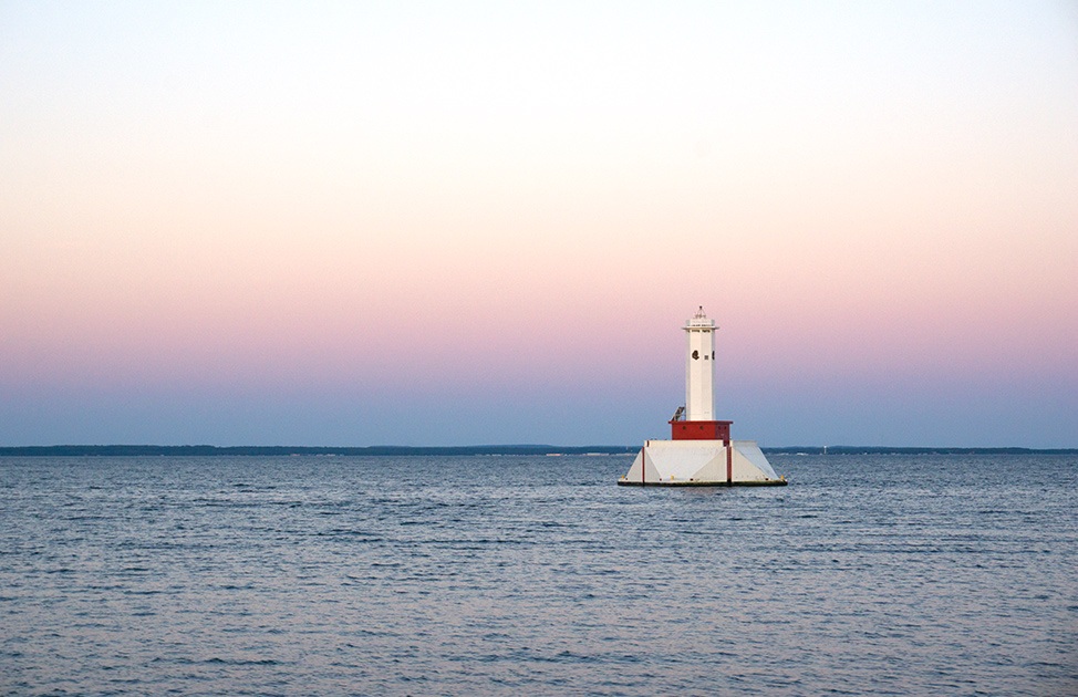 Mackinac Island sunrise.