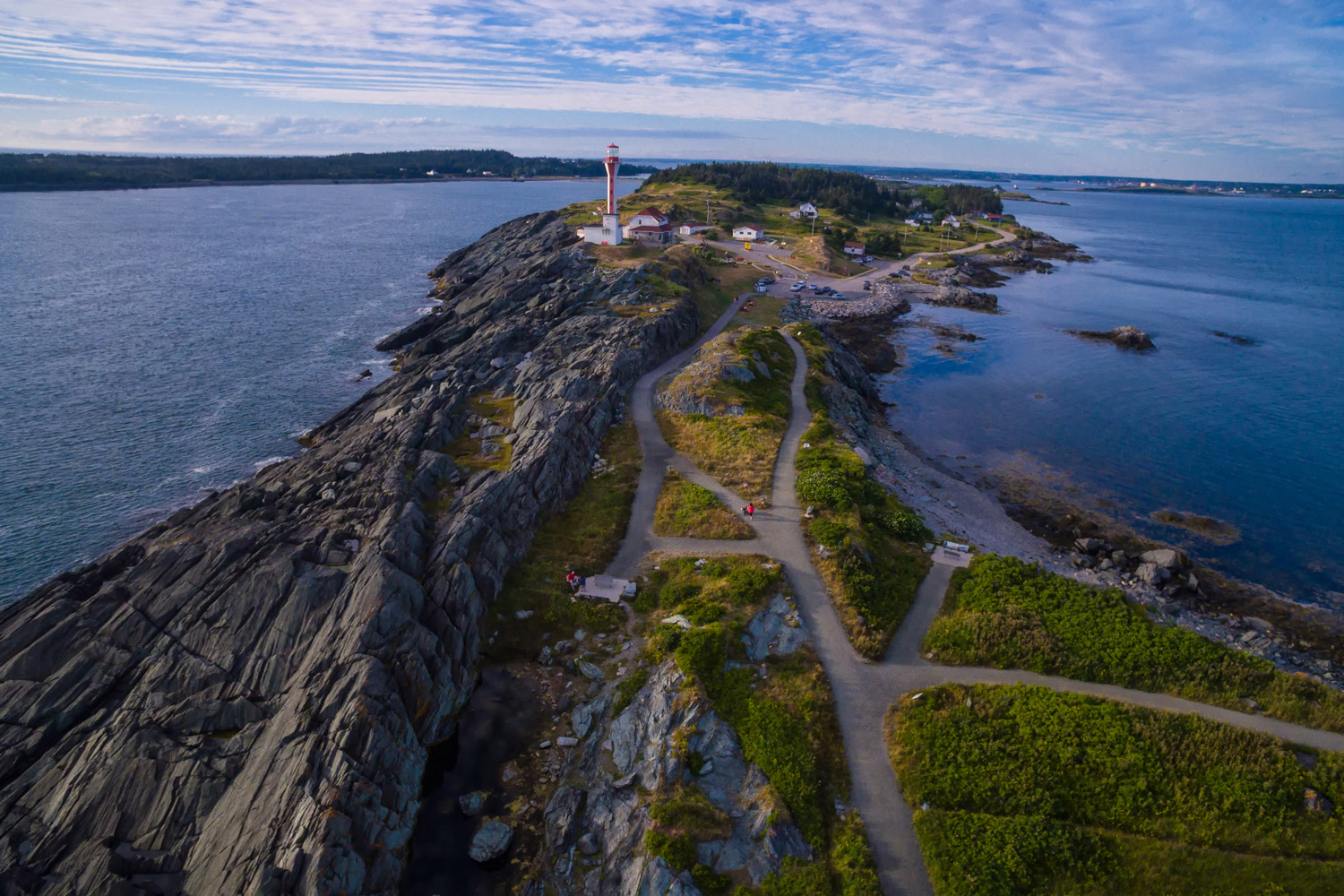 Cape Forchu Aerial Nova Scotia