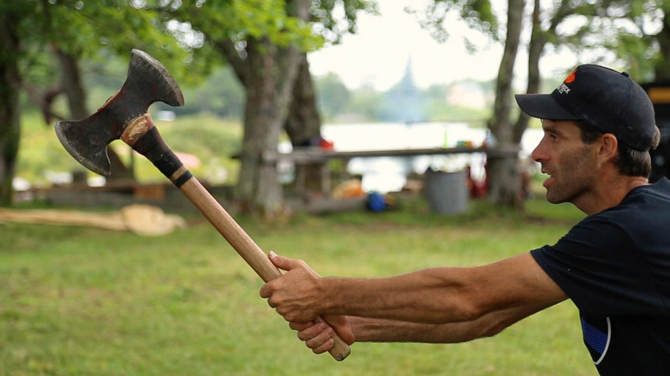 Darren the World Champion Lumberjack