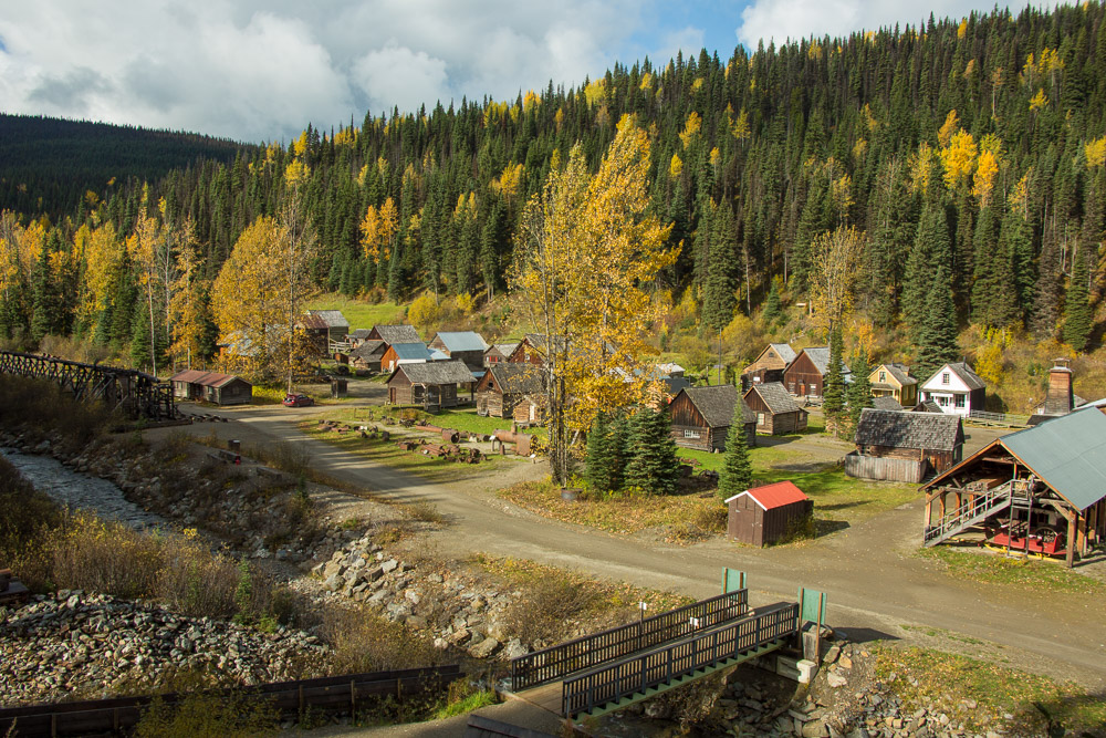 A top view of Barkerville