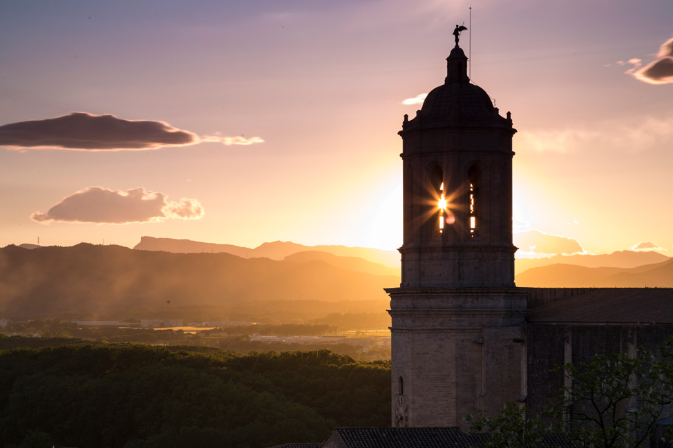 Sunset in Girona