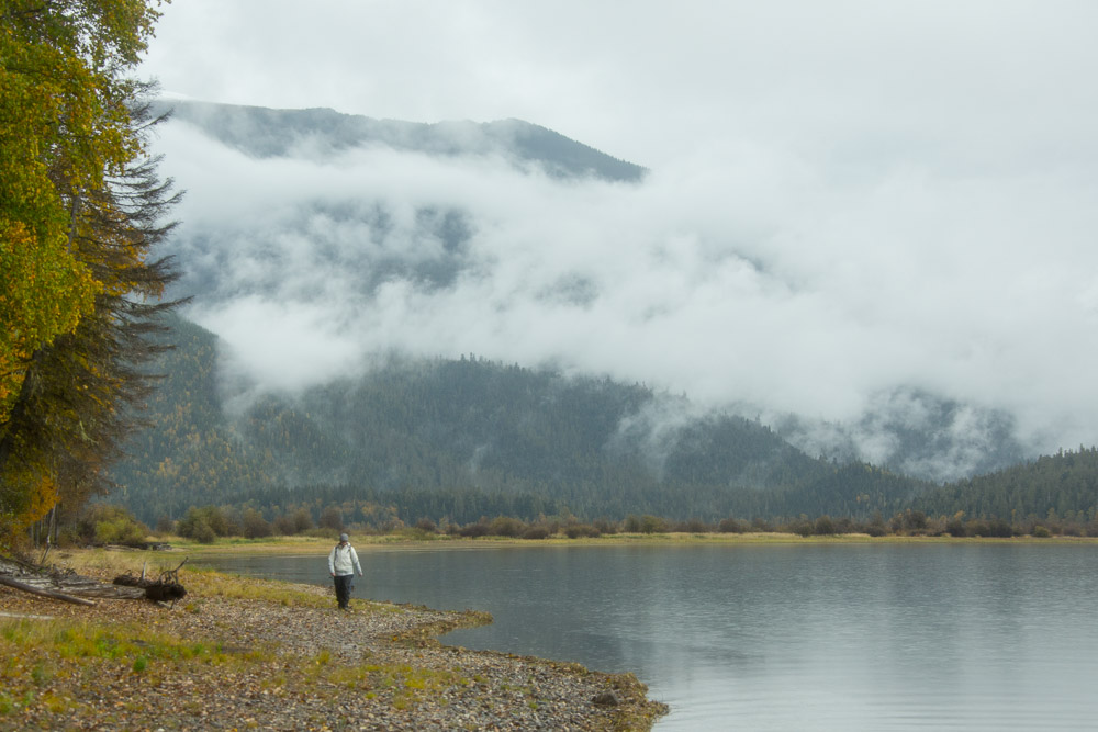 Sherry Ott in the Cariboo Mountains