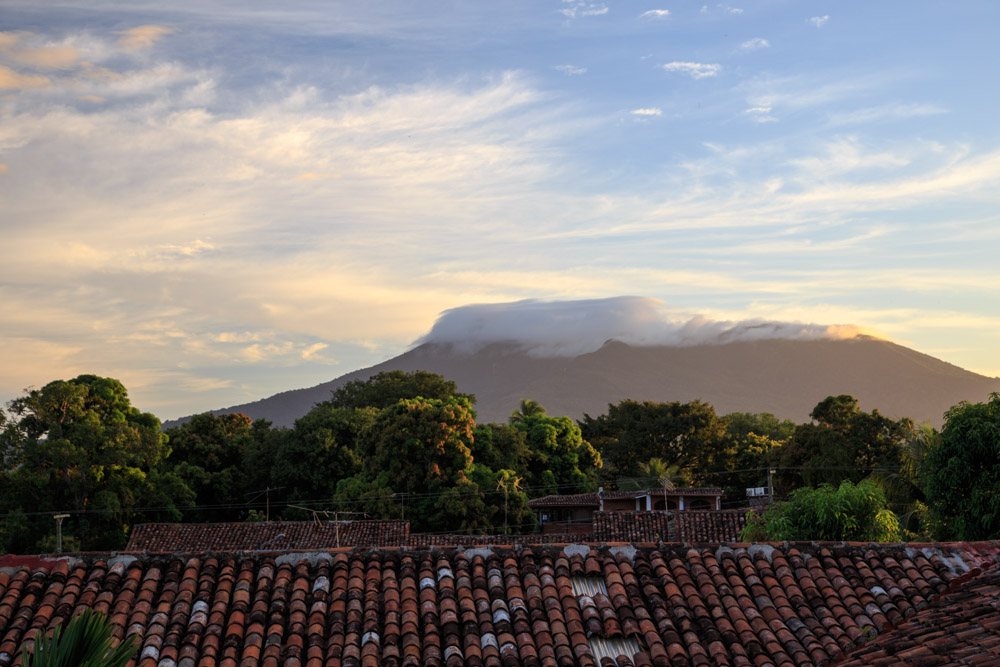 Granada View of Volcan Telica