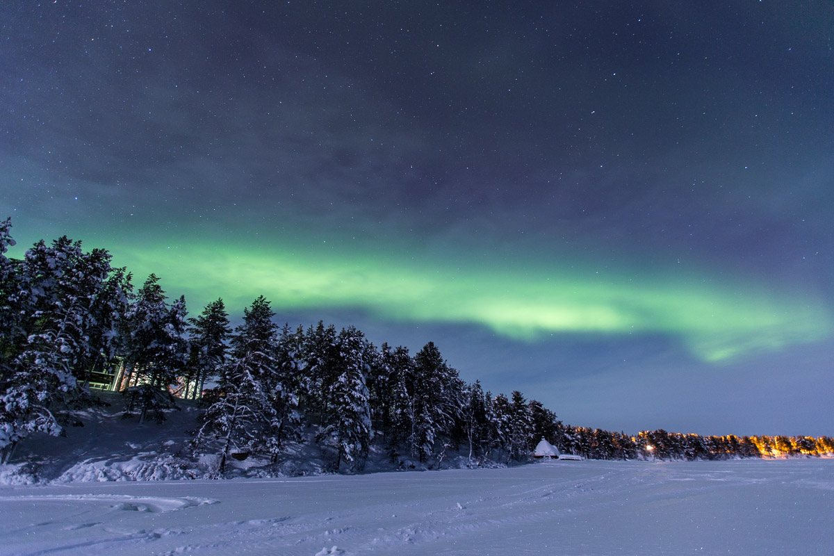 Northern Lights Hetta Finland