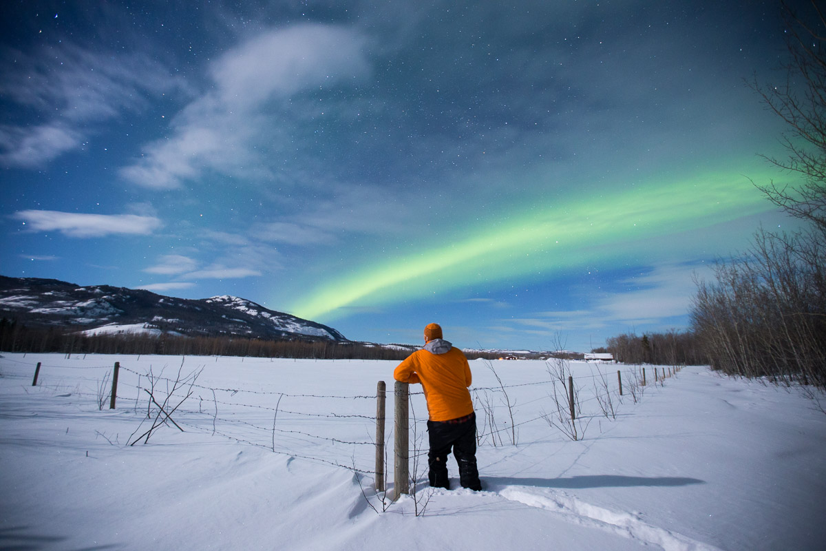 Northern Lights Yukon Canada Pete