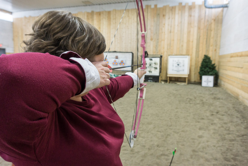 Bow hunting practice