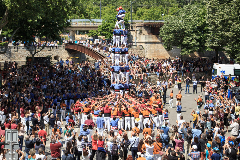 Girona Flower Festival Human Towers