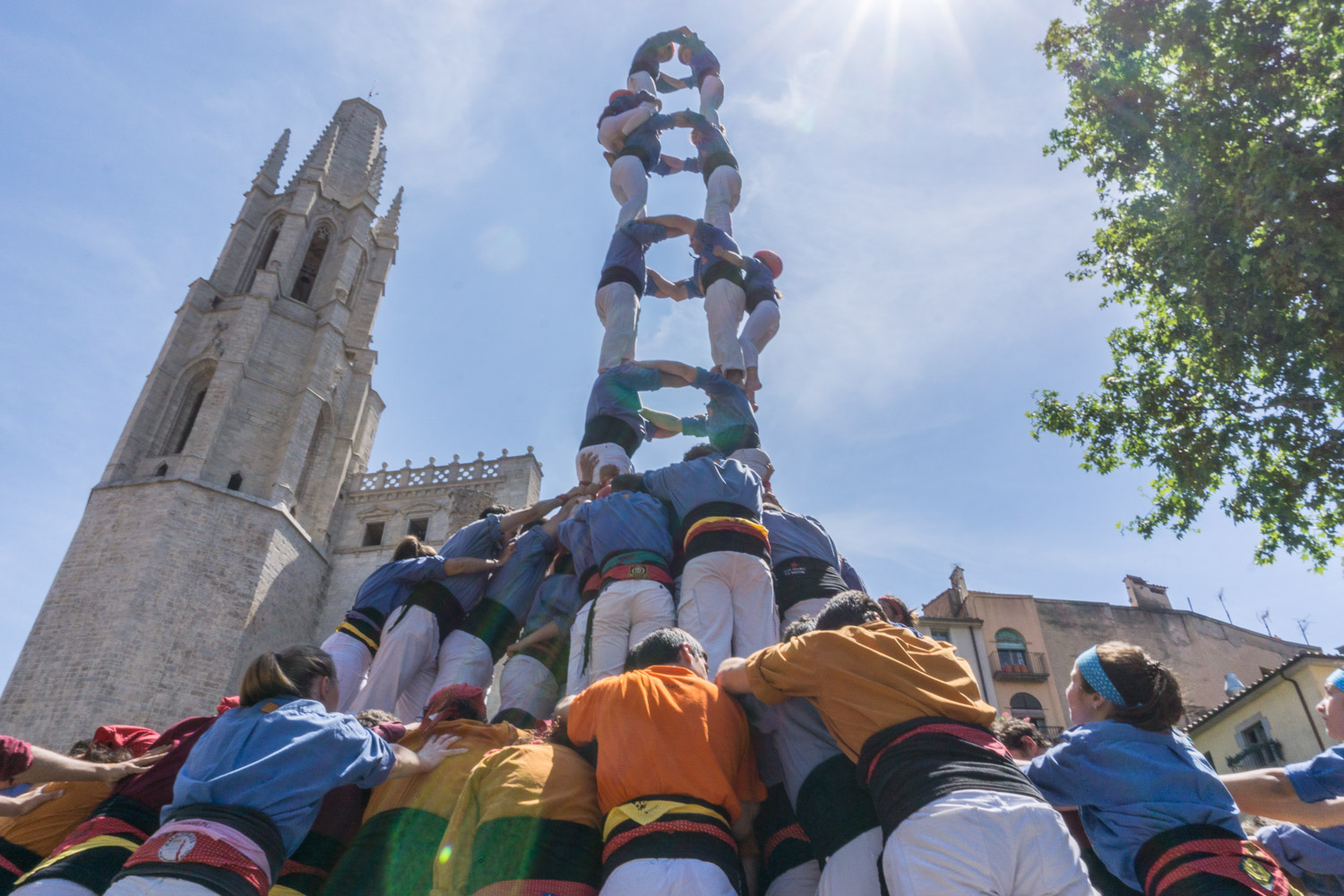 Girona Human Towers Double Column