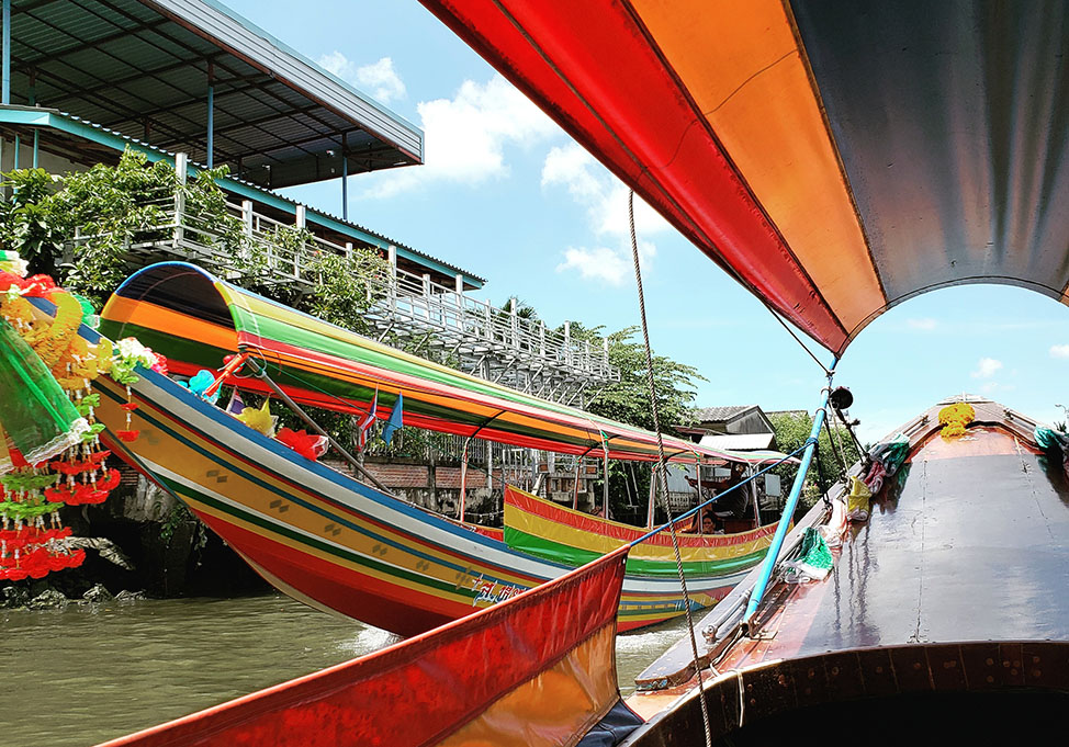 Teak boat