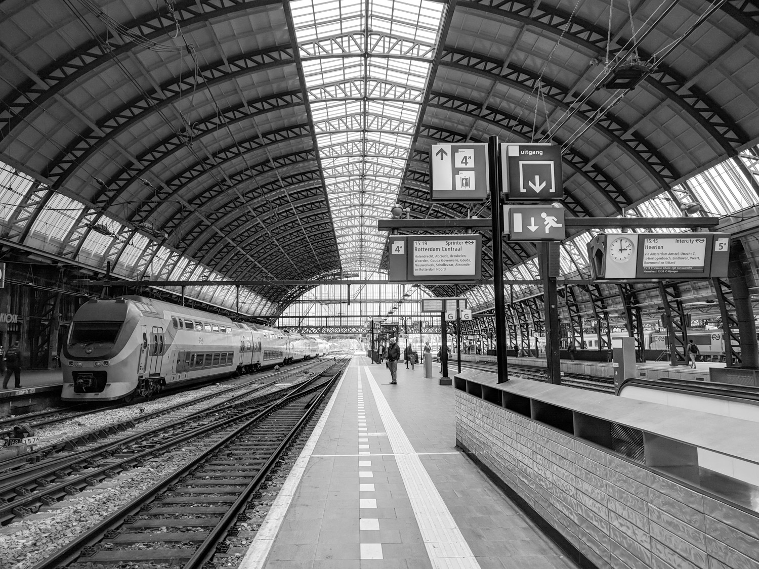 Train travel to Europe - Amsterdam