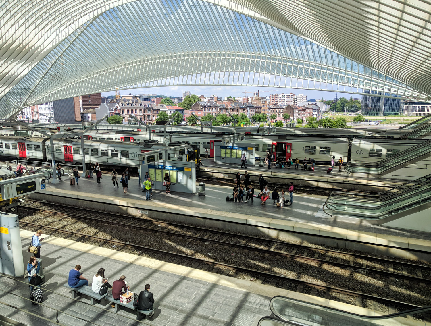 Train travel to Europe - Liege Train Station